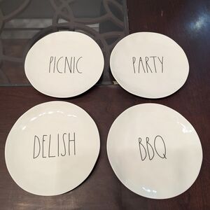 Rae Dunn 8" Plates - Melamine